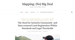 Desktop Screenshot of mappingnobigdeal.com